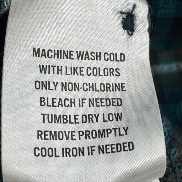 Cody James M Flannel Blue Tan Plaid Pearl Snap Western Shirt - Picture 6 of 11